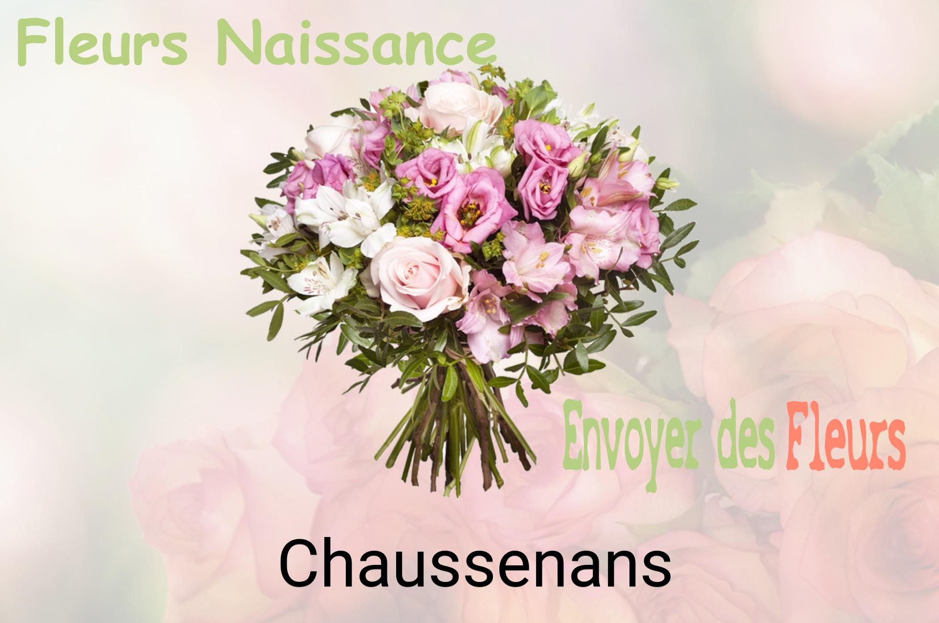 Bouquet de fleurs de naissance livré à Chaussenans